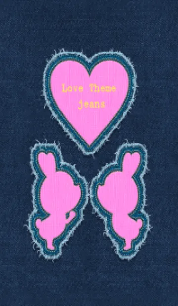 [LINE着せ替え] Love Theme - jeans 32の画像1