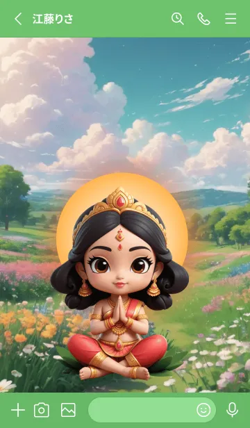 [LINE着せ替え] Lakshmi For Rich Rich Theme (JP)の画像2