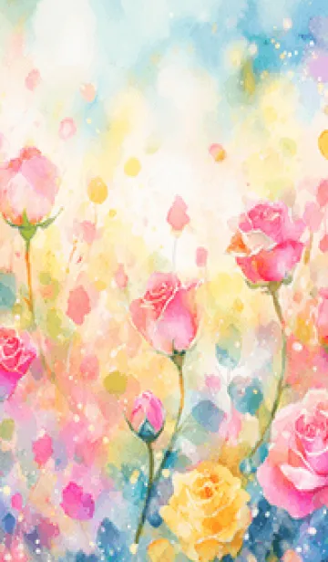 [LINE着せ替え] 薔薇(バラ)の花の着せかえ(R3028)の画像1