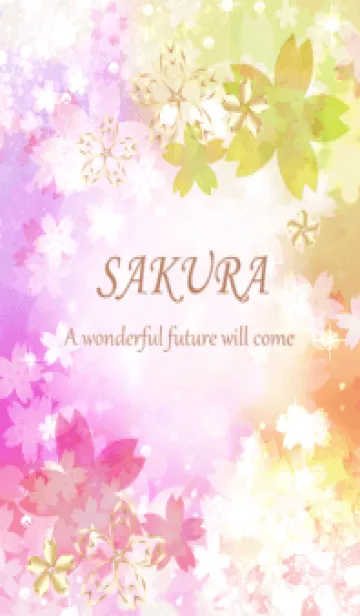 [LINE着せ替え] 幸運が次々と訪れる桜の開運パワー・10の画像1