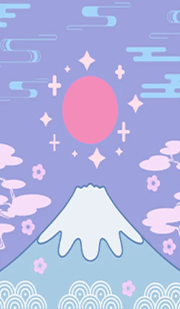 [LINE着せ替え] 富と縁起の富士山 8の画像1