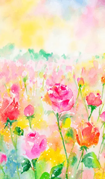 [LINE着せ替え] 薔薇(バラ)の花の着せかえ(R3032)の画像1