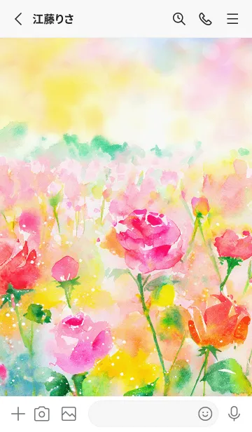 [LINE着せ替え] 薔薇(バラ)の花の着せかえ(R3032)の画像2