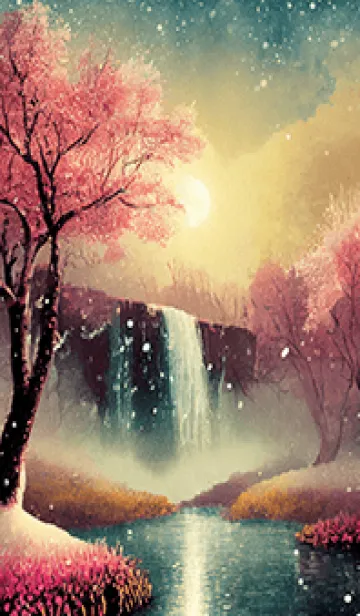 [LINE着せ替え] 優美な冬の風景の着せかえ(Winter-2930)の画像1