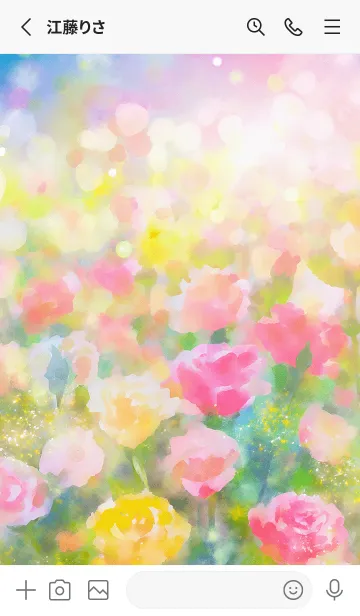 [LINE着せ替え] 薔薇(バラ)の花の着せかえ(R3033)の画像2
