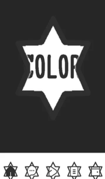 [LINE着せ替え] bw color S52の画像1