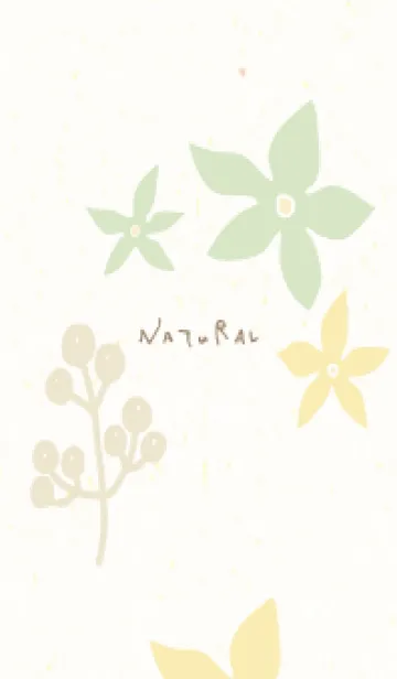 [LINE着せ替え] シンプル 花 2色4の画像1