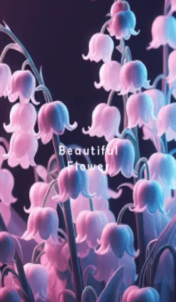 [LINE着せ替え] Beautiful Flower-LILY OF THE VALLEYの画像1