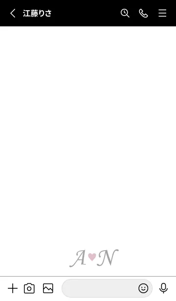 [LINE着せ替え] LOVE INITIAL-A&N イニシャル 10の画像2