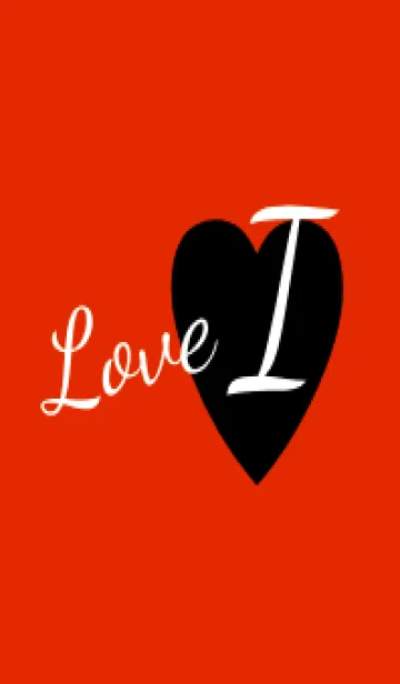 [LINE着せ替え] ラブ イニシャル ”I” 2の画像1