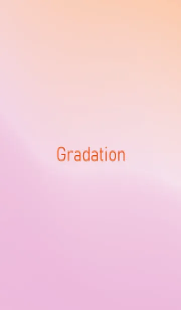 [LINE着せ替え] gradation-ORANGE&PINK-39の画像1