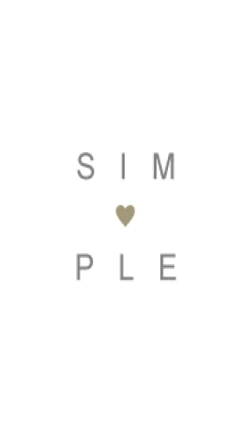 [LINE着せ替え] SIMPLE HEART 135の画像1