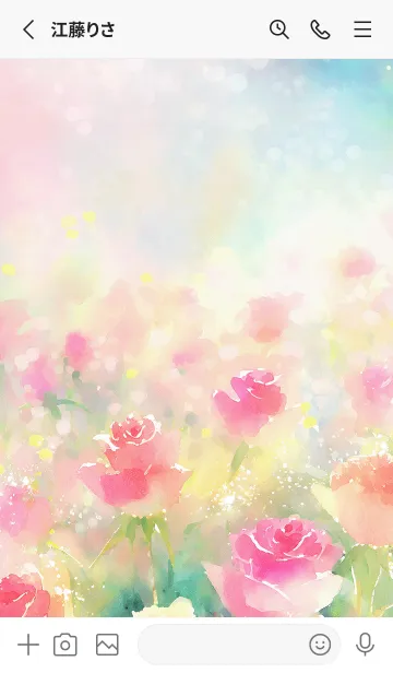 [LINE着せ替え] 薔薇(バラ)の花の着せかえ(R3043)の画像2