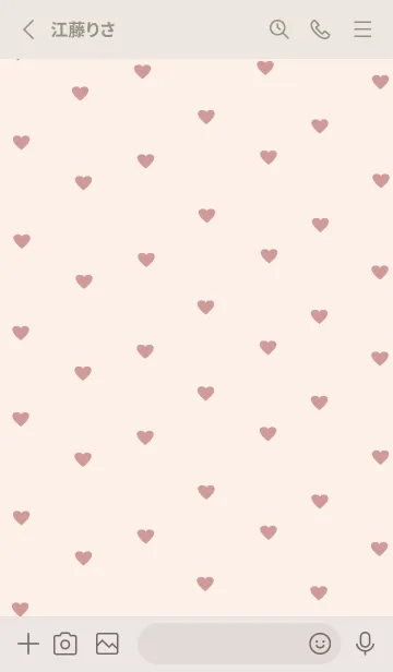 [LINE着せ替え] pattern_heart :ivoryroseの画像2