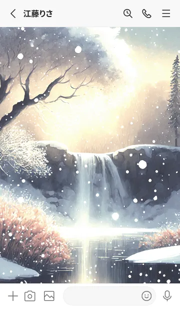 [LINE着せ替え] 優美な冬の風景の着せかえ(Winter-2948)の画像2