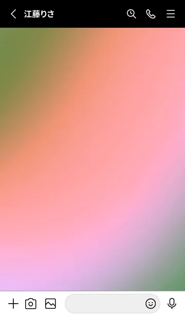 [LINE着せ替え] パステル グラデーション 26の画像2