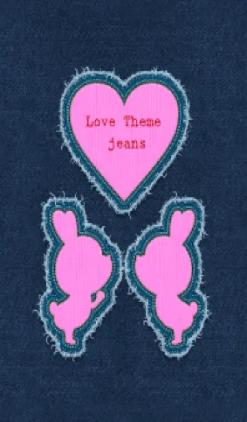 [LINE着せ替え] Love Theme - jeans 33の画像1