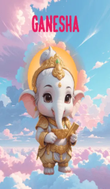 [LINE着せ替え] Cute Ganesha For Wealthy Theme (JP)の画像1