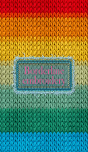 [LINE着せ替え] Borderline embroidery 79の画像1