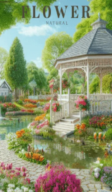 [LINE着せ替え] FLOWER GARDEN NATURALの画像1