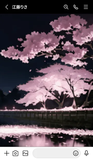 [LINE着せ替え] 桜花爛漫 #DCMW121。の画像2