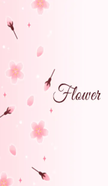 [LINE着せ替え] Flower 006 【桜×ピンク】の画像1