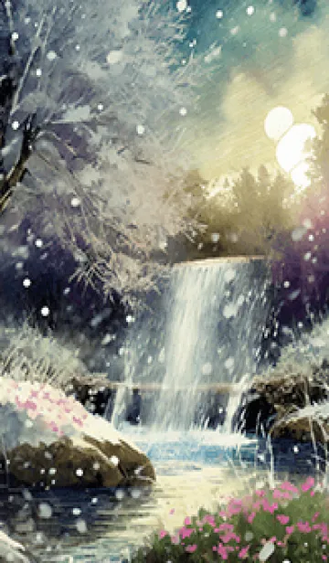 [LINE着せ替え] 優美な冬の風景の着せかえ(Winter-2969)の画像1