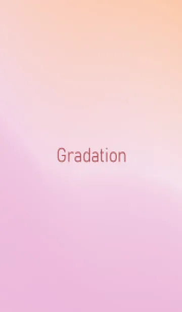 [LINE着せ替え] gradation-ORANGE&PINK-40の画像1