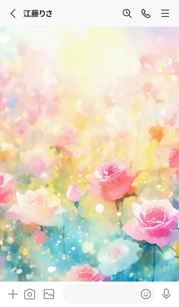 [LINE着せ替え] 薔薇(バラ)の花の着せかえ(R3068)の画像2