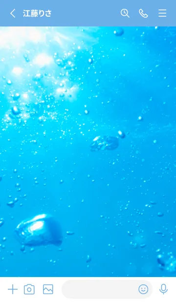 [LINE着せ替え] Underwater Photo 2 Not AIの画像2