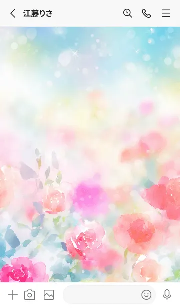 [LINE着せ替え] 薔薇(バラ)の花の着せかえ(R3074)の画像2