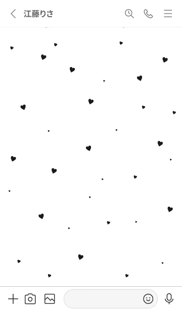 [LINE着せ替え] SMALL HEART -SIMPLE- 13の画像2