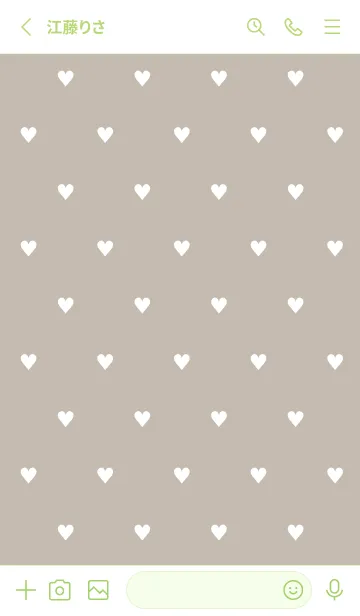 [LINE着せ替え] ミニ ハート /21の画像2