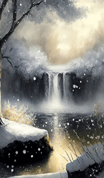 [LINE着せ替え] 優美な冬の風景の着せかえ(Winter-2979)の画像1