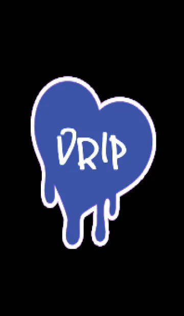 [LINE着せ替え] ドリップ ハート 24の画像1