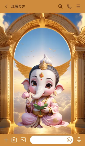 [LINE着せ替え] Ganesha For  All wishes Theme  (JP)の画像2