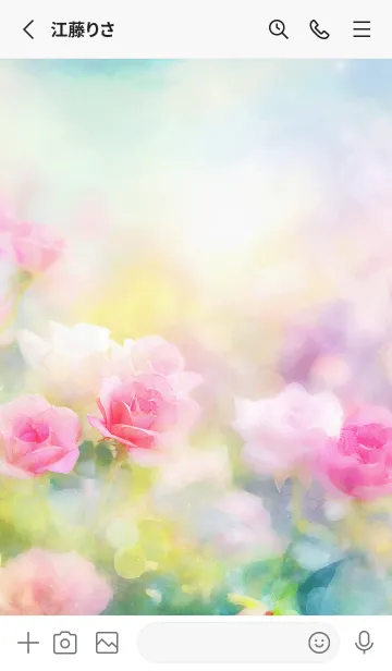 [LINE着せ替え] 薔薇(バラ)の花の着せかえ(R3092)の画像2