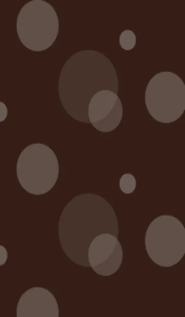 [LINE着せ替え] brown 水玉の画像1