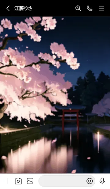 [LINE着せ替え] 桜花爛漫 #DDIO022。の画像2