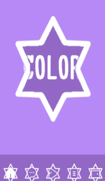 [LINE着せ替え] purple color S51の画像1