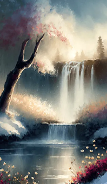 [LINE着せ替え] 優美な冬の風景の着せかえ(Winter-2993)の画像1