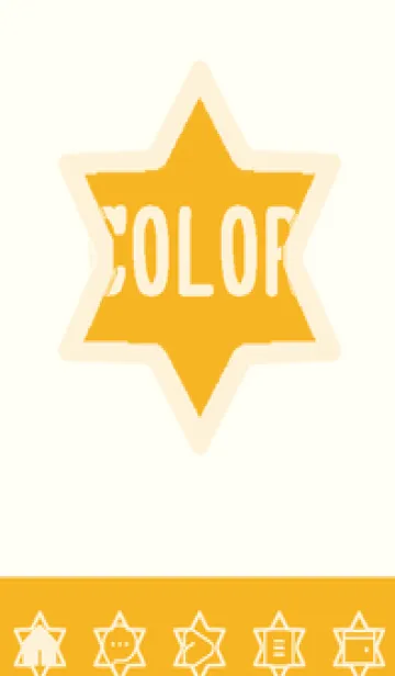 [LINE着せ替え] yellow color S53の画像1