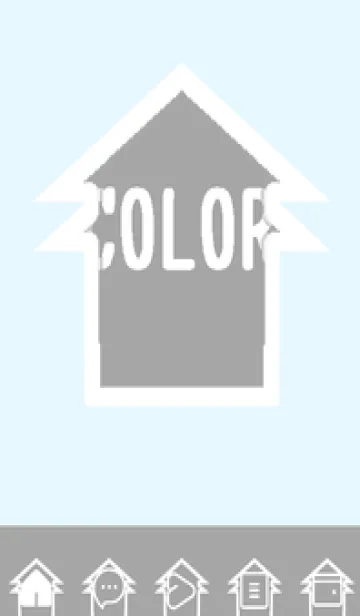 [LINE着せ替え] blue color T54の画像1