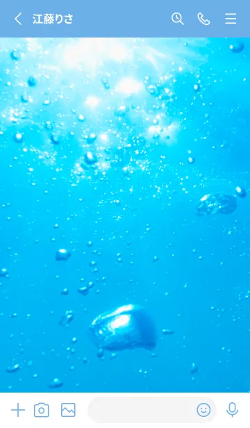 [LINE着せ替え] Underwater Photo 3 Not AIの画像2