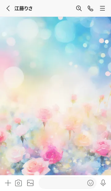 [LINE着せ替え] 薔薇(バラ)の花の着せかえ(R3082)の画像2