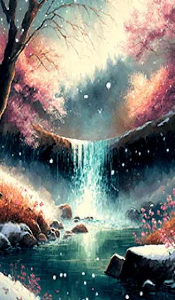 [LINE着せ替え] 優美な冬の風景の着せかえ(Winter-3004)の画像1