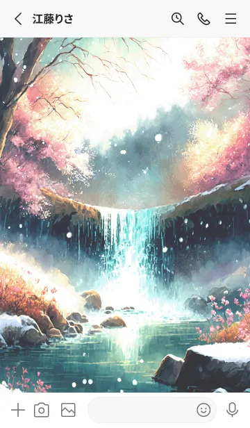 [LINE着せ替え] 優美な冬の風景の着せかえ(Winter-3004)の画像2