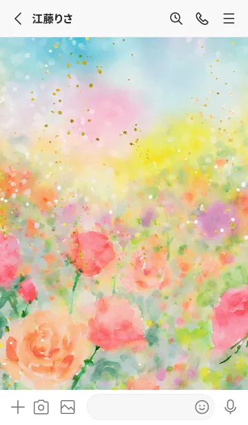 [LINE着せ替え] 薔薇(バラ)の花の着せかえ(R3116)の画像2