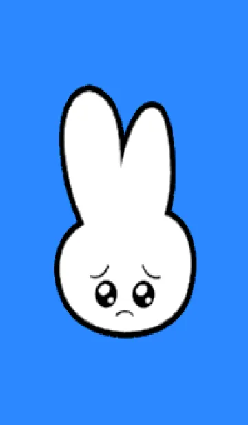 [LINE着せ替え] ぴえん うさぎ 195の画像1