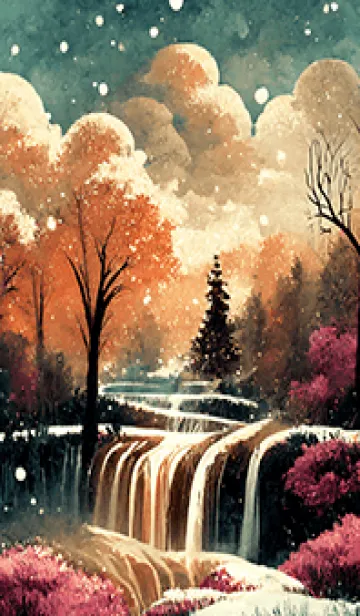 [LINE着せ替え] 優美な冬の風景の着せかえ(Winter-3007)の画像1